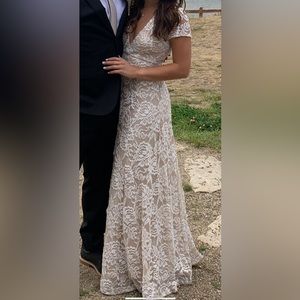 SHOW ME YOUR MUMU Eleanor Maxi Dress ~ Lovers Lace Show Me The Ring; Small